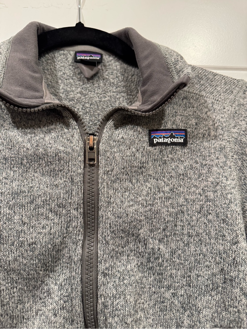Patagonia Gray Heather Fleece Jacket - Picture 5 of 6
